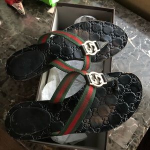 Gucci flip flops!